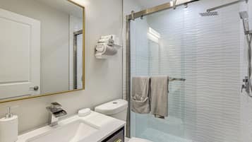 Hair dryer, towels