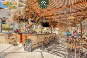 Apartment, 1 King Bed with Sofa bed, Balcony, Ocean View (Misiones Cabo 7308) | Bar (on property) - Beachfront Condo With Amazing View to the Sea (Cabo San Lucas)
