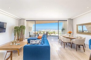 Apartment, Multiple Beds, Balcony, Ocean View (Mistiq 320) | Living area - Luxury 2 BR Condo - Oceanview Pool - Gym (Cabo San Lucas)