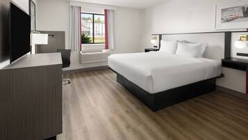 1 slaapkamer, een bureau, een strijkplank/strijkijzer, gratis wifi