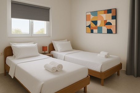 别墅, 海景 | 埃及棉床单、高档床上用品、羽绒被、记忆海绵床垫