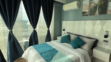 2 Schlafzimmer, BĂŒgeleisen/BĂŒgelbrett, Internetzugang, BettwĂ€sche