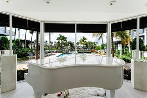 Piscine extérieure, piscine chauffée