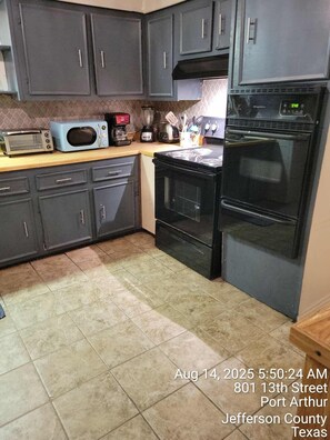 Private kitchen - 4-Bedroom Retreat w/Modern Comforts & Local Charm! (Port Arthur)