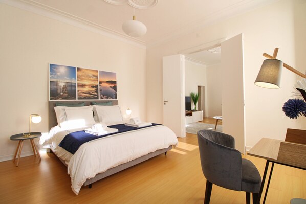 2 bedrooms, iron/ironing board, travel crib, free WiFi