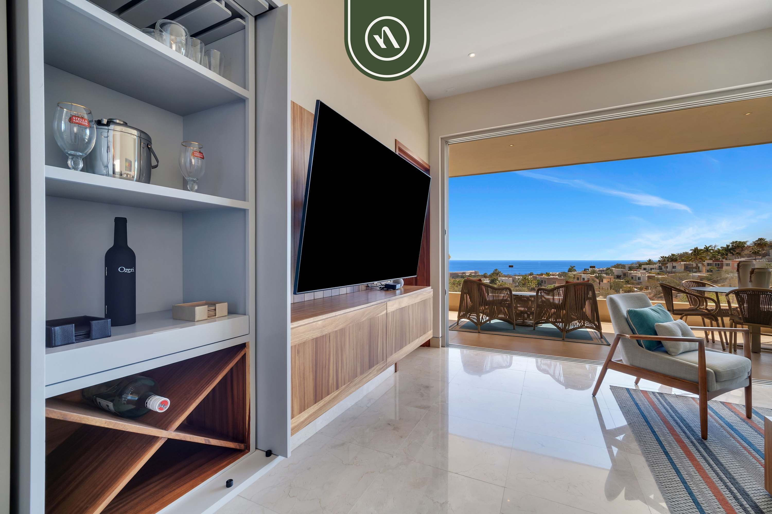 Departamento, varias camas, balcón, vista al océano (Velamar 200 2C) | Interior