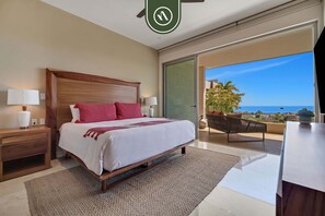 Appartement, Plusieurs lits, balcon, vue sur l’océan (Velamar 200 2C) | 3 chambres, décor unique, ameublement unique, literie fournie