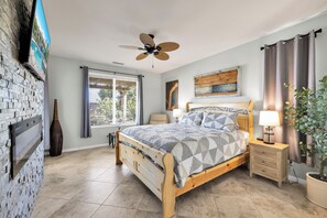 2 多间卧室、办公桌、免费 WiFi、床单