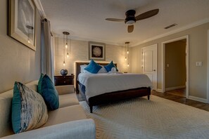 6 habitaciones, internet y ropa de cama