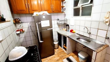 Shared fridge, microwave