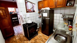 Fridge, microwave