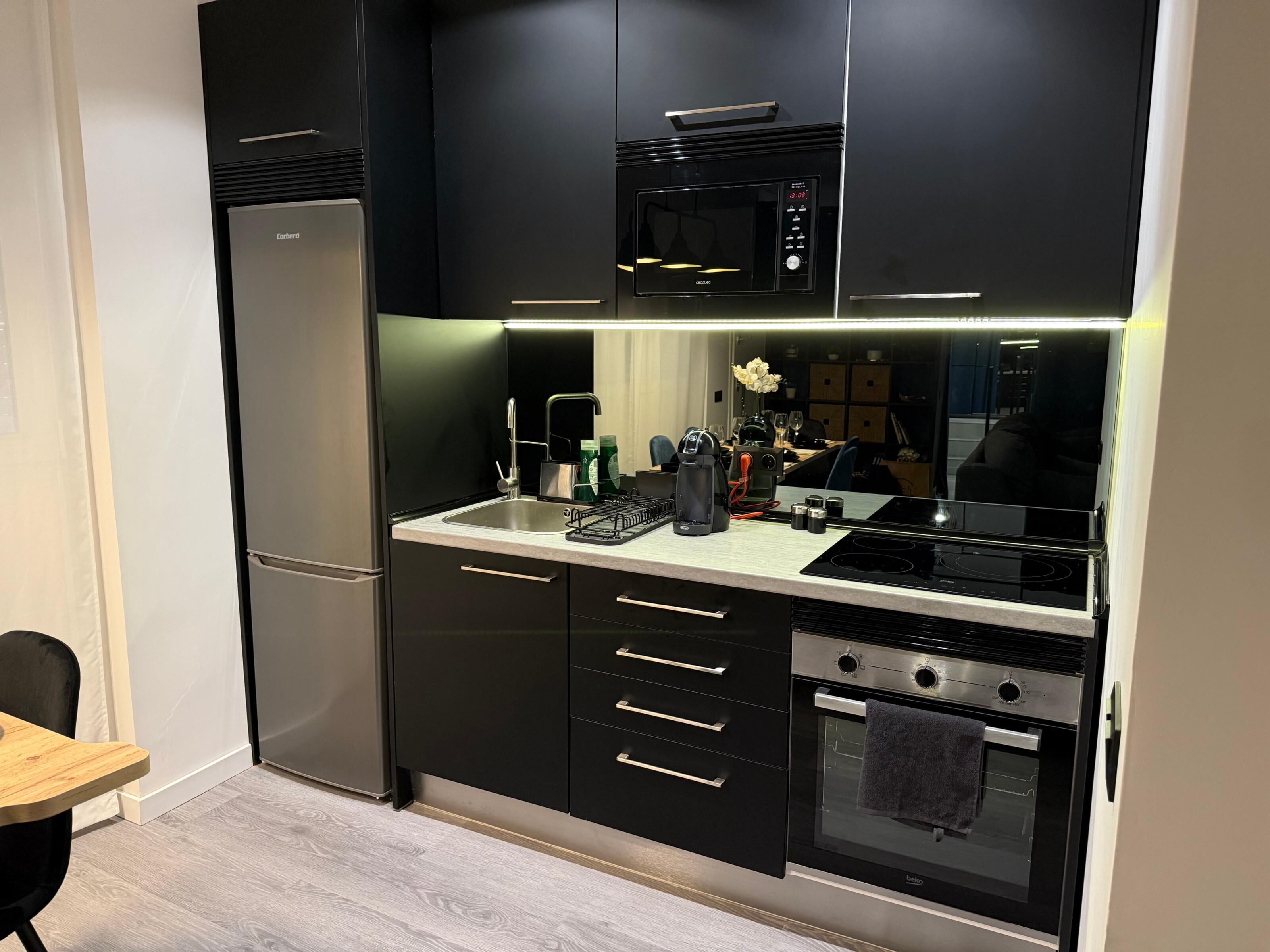 Microwave, oven, stovetop, toaster