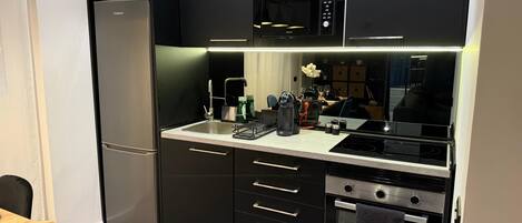 Microwave, oven, stovetop, toaster