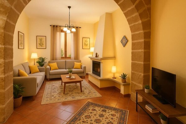 House, 3 Bedrooms, Smoking, Balcony | Living room