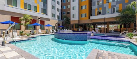 Seasonal outdoor pool