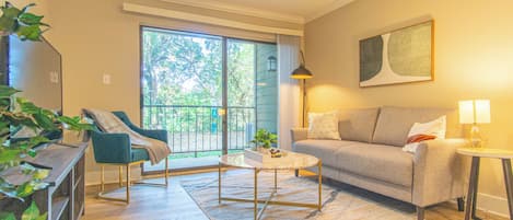 50-inch Smart TV with digital channels, streaming services