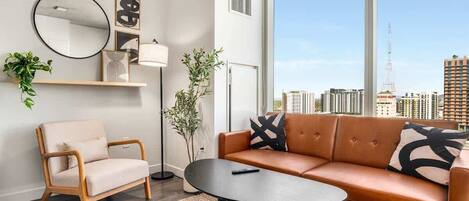 Standard Apartment (Apartment) | Living area | 50-inch Smart TV with digital channels