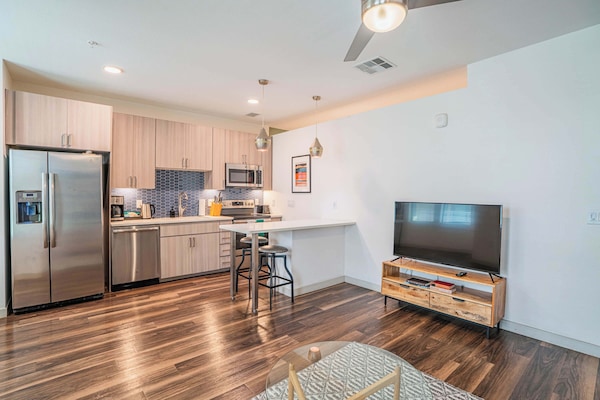 Standard Apartment, 1 Bedroom (Apartment) | Living area | 50-inch Smart TV with digital channels