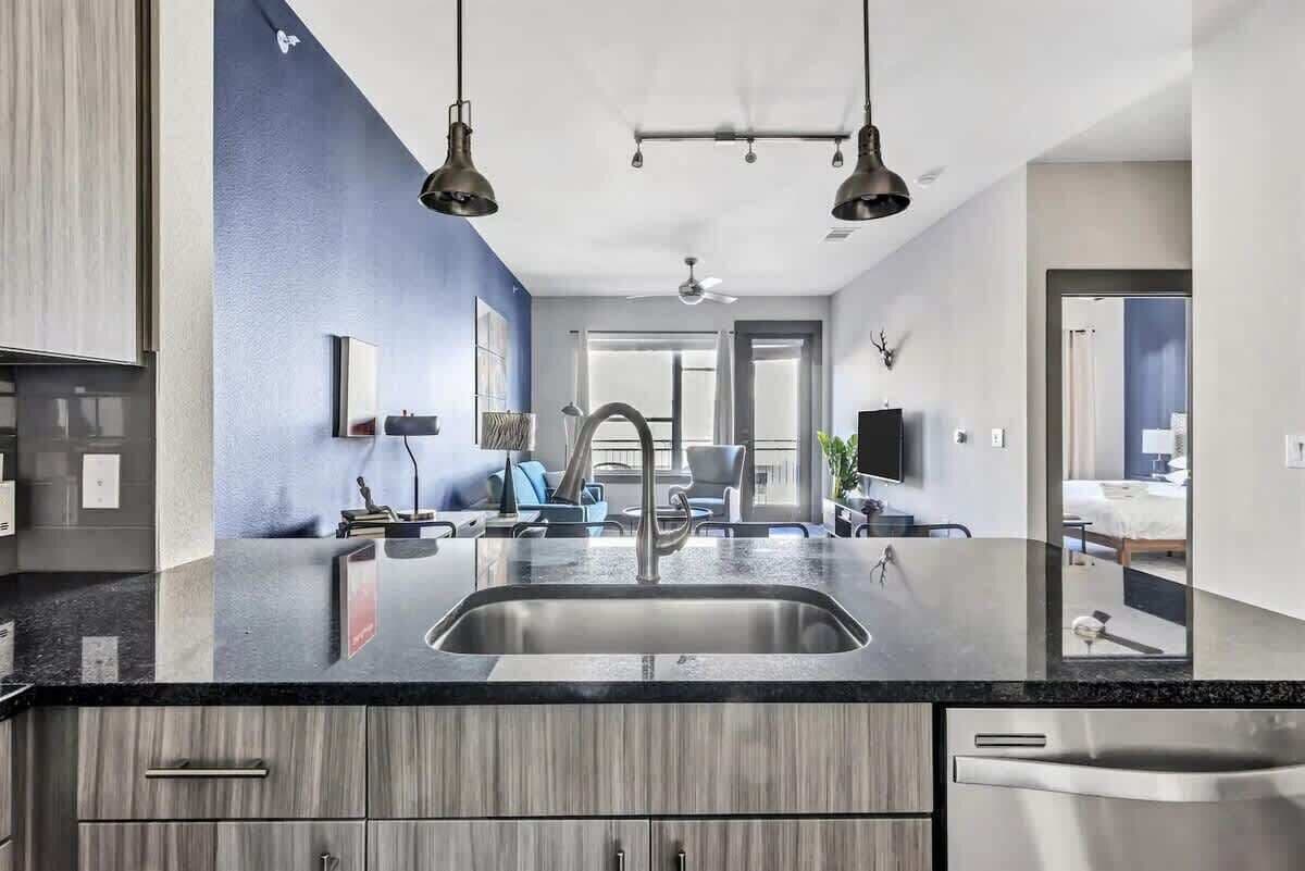 Standard Apartment, 1 Bedroom (Apartment) | Living area | 50-inch Smart TV with digital channels