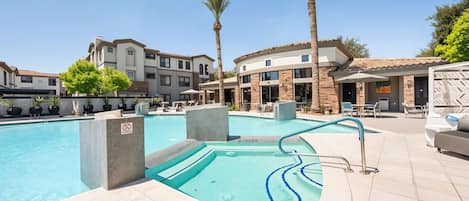 Seasonal outdoor pool