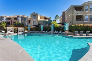 Seasonal outdoor pool