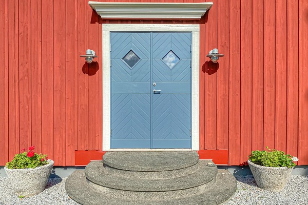outside