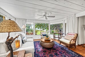 Smart TV, fireplace, video games, books