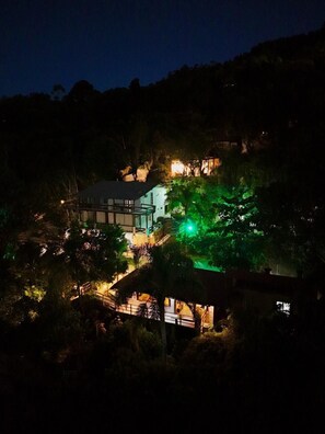 Overnatningsstedets facade