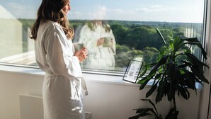 Departamento, vista a la ciudad | Cortinas blackout, tabla de planchar con plancha y wifi gratis