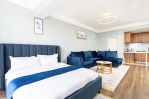 1 bedroom, iron/ironing board, Internet, bed sheets