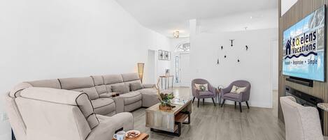 TV connectée, cheminée