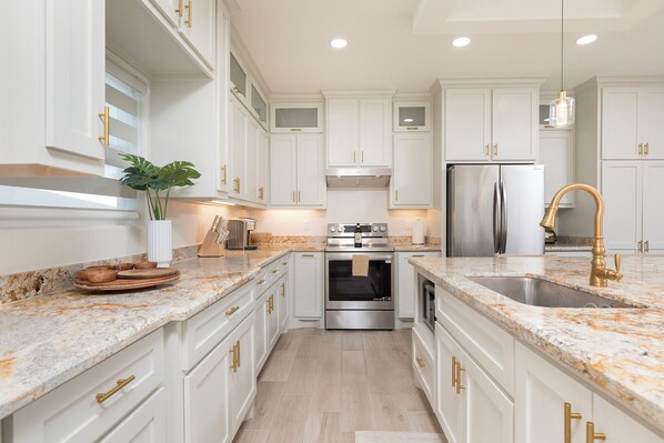 Microwave, oven, stovetop