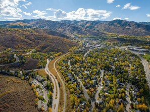 Aerial view - Luxury 3-bedroom townhome in Park City / Nearby Skiing and Trials (Park City)