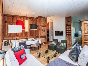 TV - Cosy apartment for 4 people with WIFI, TV, balcony, pets allowed and panoramic view (Saint Moritz)