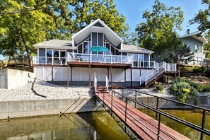 Exterior - Beautiful Views in Sunrise Beach w/ Boat Slip, Private Dock & Gaming (Sunrise Beach)