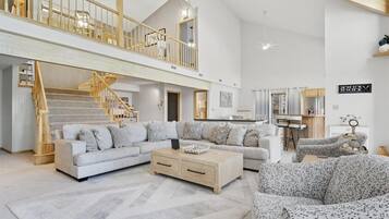 Smart TV, video games, foosball, books