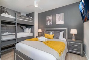 3 bedrooms, iron/ironing board, travel crib, free WiFi