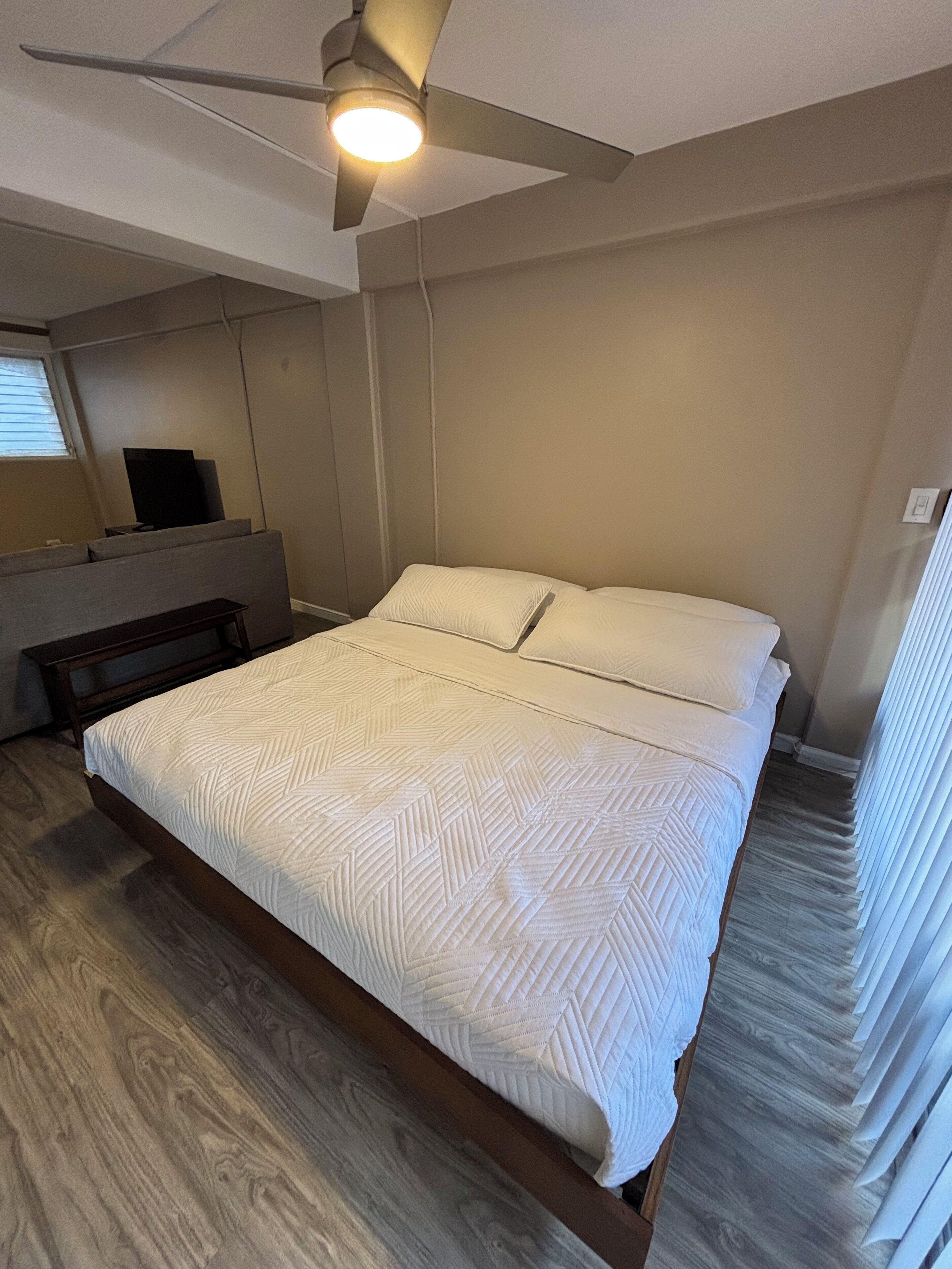 1 bedroom, iron/ironing board, free WiFi, bed sheets