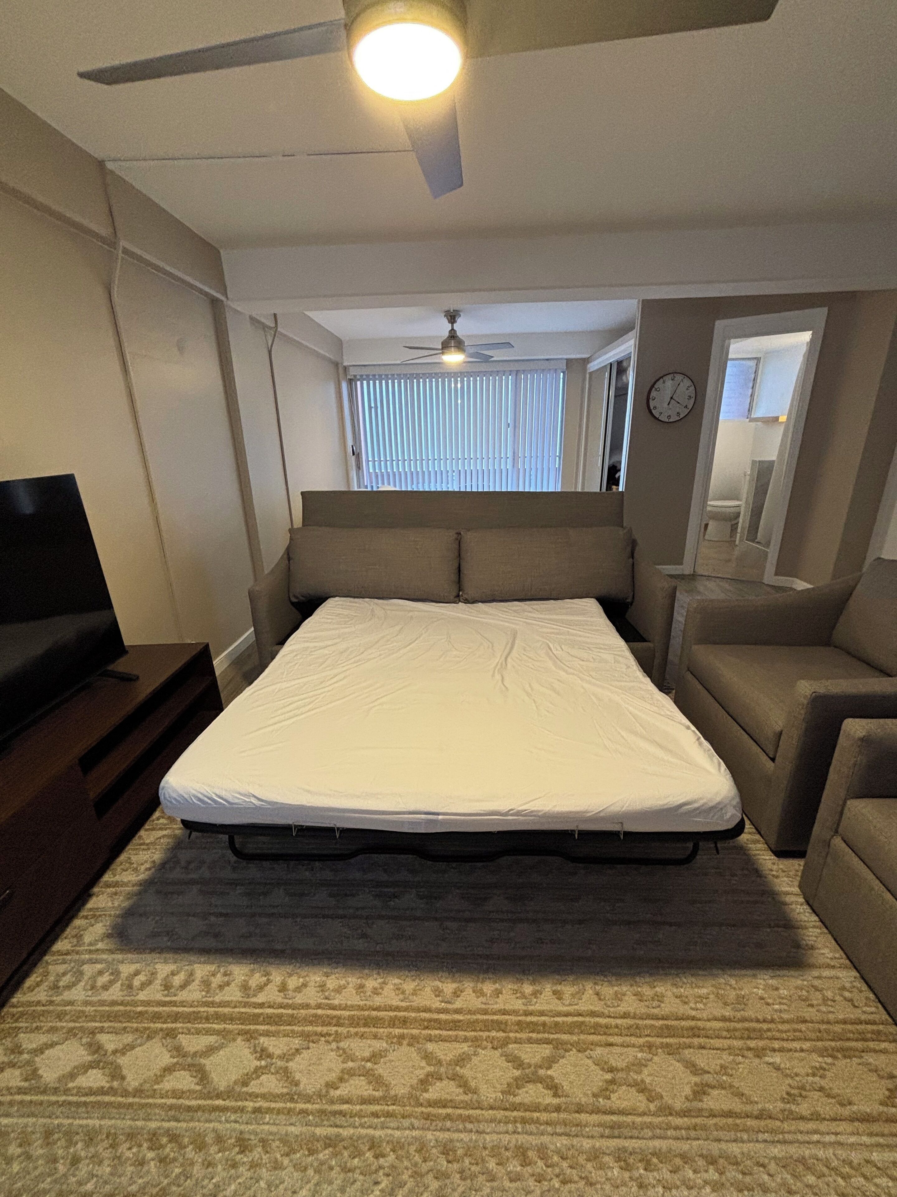 1 bedroom, iron/ironing board, free WiFi, bed sheets