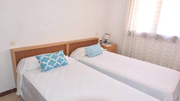 2 bedrooms, iron/ironing board