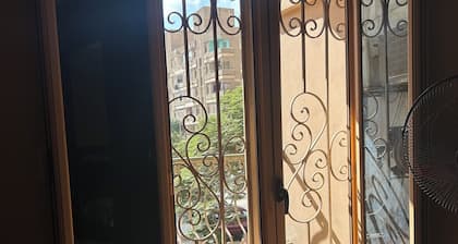 Lovely 2-bedroom apartment with AC in Cairo near the airport at Nasr City