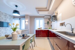 Fridge, microwave, oven, dishwasher - [2min InalpiArena] Cozy Suite + A/C + WI-FI (Torino)