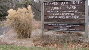 A sign for Beaver Dam Creek County Park, listing the Ocean County Department of Parks & Recreation and the Board of Chosen Freeholders. - Stylish Coastal Condo Retreat. Bike to Beach & Dining. Complimentary Parking (Point Pleasant)