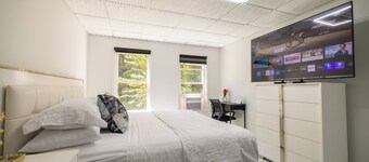 Solo Travelers' Private Riverside Suite Perfect for Business and Remote