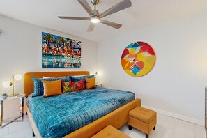 1 bedroom, iron/ironing board, Internet, bed sheets