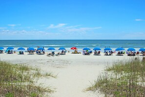 On the beach - Direct Ocean View Condo with balcony, pools, hot tub, boardwalk to beach (Hilton Head)
