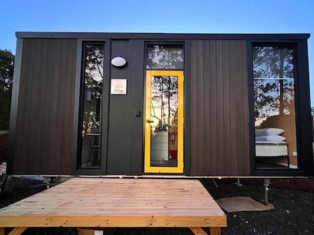 Exterior detail. The Little Refuge by Tiny Away