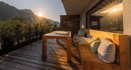 Luxurious Alpine retreat with sun terrace