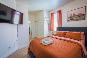 3 bedrooms, iron/ironing board, travel crib, WiFi