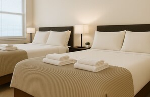 Iron/ironing board, WiFi, bed sheets
